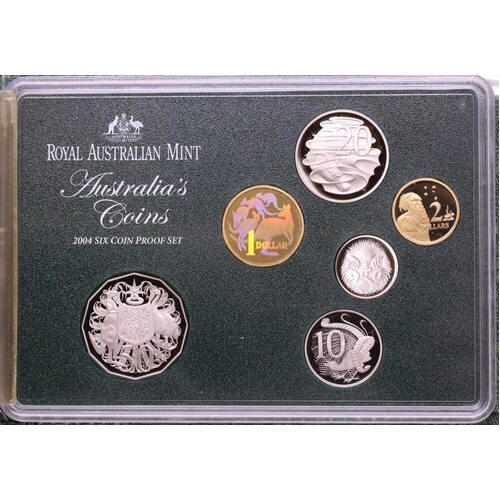 Australia 2004 Proof Coin Set Damaged Packaging