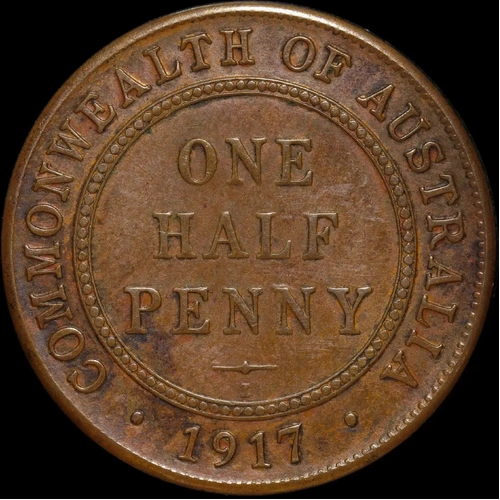1917-I Halfpenny Fantasy Mule good VF