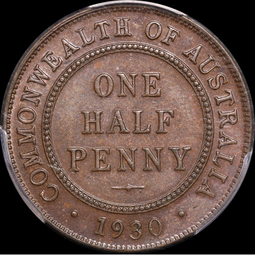 1930 Halfpenny Choice Unc (PCGS MS63BN)