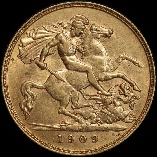 1909 Perth Edward VII Half Sovereign Extremely Fine