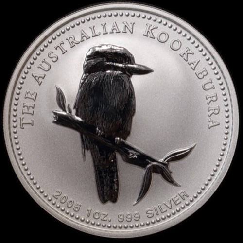 2005 Silver 1 Ounce Uncirculated Coin Kookaburra