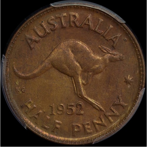 1952-A Halfpenny Choice Unc (MS63BN)