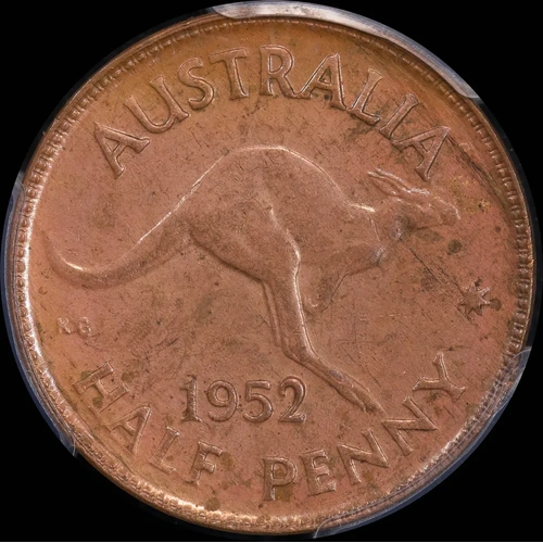 1952-A Halfpenny Choice Unc (MS63BN)