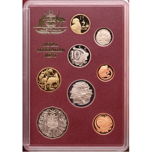 Australia 1989 Proof Coin Set Damaged Packaging