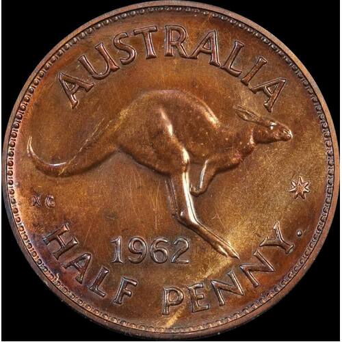 1962 Perth Proof Halfpenny about FDC