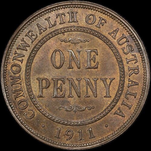 1911 Penny good EF