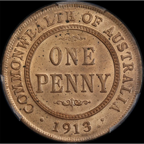 1913 Penny Choice Unc (PCGS MS64RB)