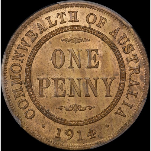 1914 Penny Choice Unc (PCGS MS64RB)