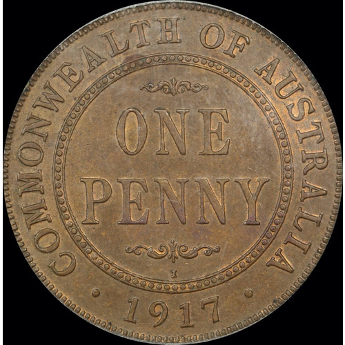 1917-I Penny Choice Unc (PCGS MS63BN)