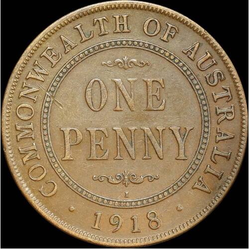1918-I Penny Very Fine