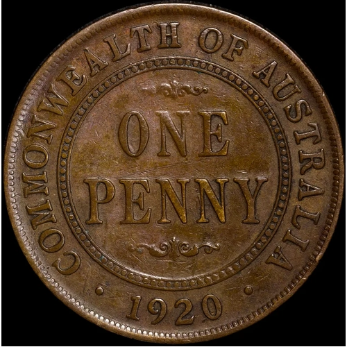1920 Penny Double Dot Very Good