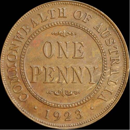 1923 Penny good EF