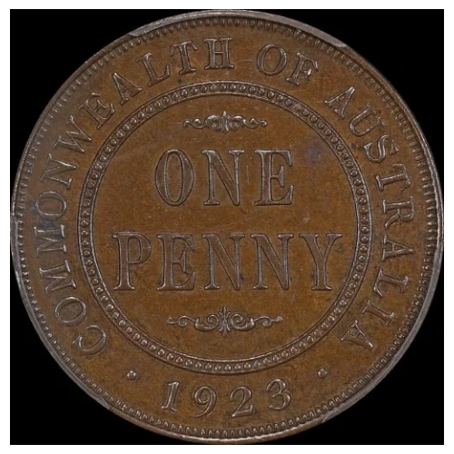 1923 Penny Unc (PCGS MS62BN)