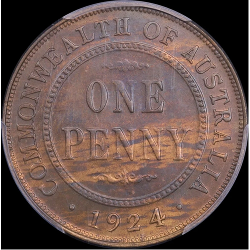 1924 Penny English Obverse PCGS MS63BN