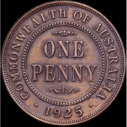 1925 Penny Extremely Fine