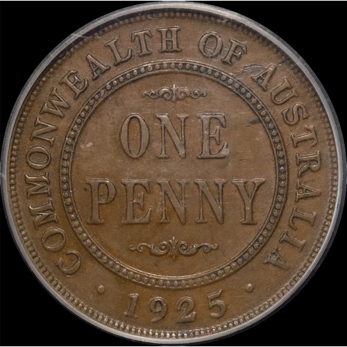 1925 Penny PCGS AU55