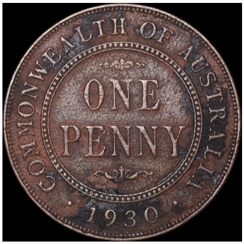 1930 Penny PCGS Genuine (VF Details)