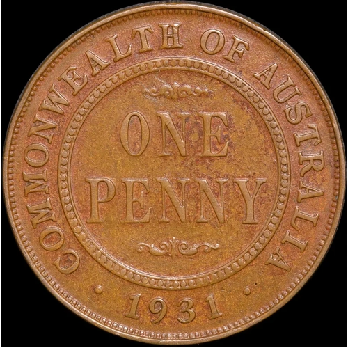 1931 Penny Indian Obverse Standard Reverse Very Fine