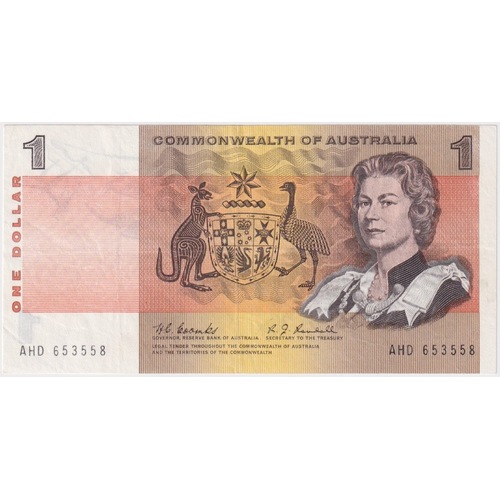 1968 $1 Note Coombs/Randall R72 about VF