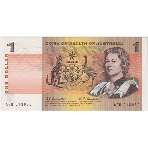 1968 $1 Note Coombs/Randall R72 Extremely Fine