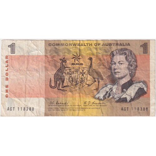 1968 $1 Note Coombs/Randall R72 Fine