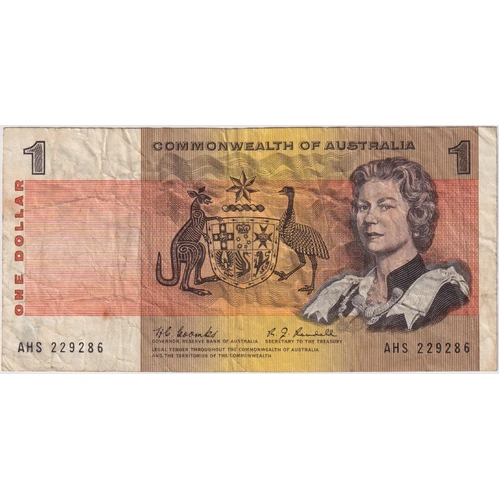 1968 $1 Note Coombs/Randall R72 Fine