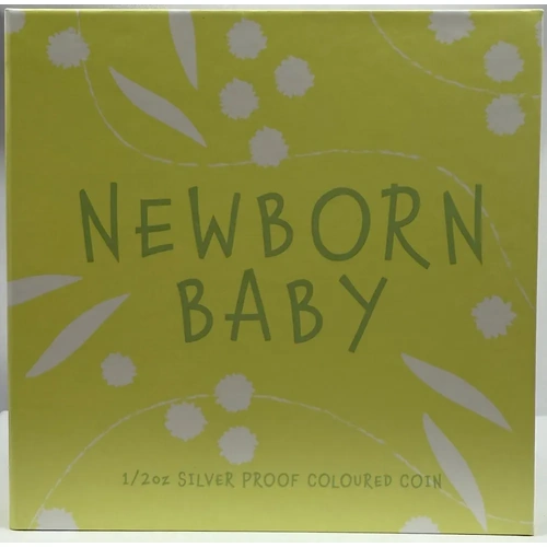 2023 Silver 1/2oz Coloured Proof Coin - Newborn Baby
