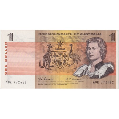 1968 $1 Note Coombs/Randall R72 Uncirculated