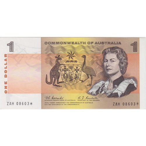 1968 $1 Note Star Note Coombs/Randall R72SL Uncirculated