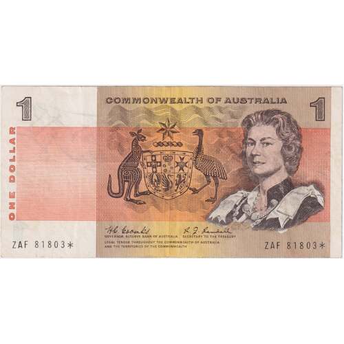 1968 $1 Note Star Note Coombs/Randall R72SF Very Fine