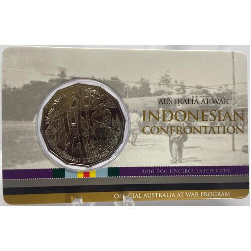 2016 50 Cent Uncirculated Coin Indonesian Confrontation