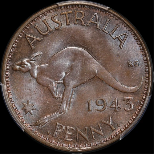 1943-I Penny Choice Unc (PCGS MS63BN)