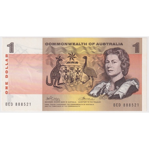 1972 $1 Note Commonwealth of Australia Phillips/Wheeler R74 Uncirculated