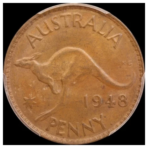 1948-Y Penny Perth Mint Unc (PCGS MS62BN)