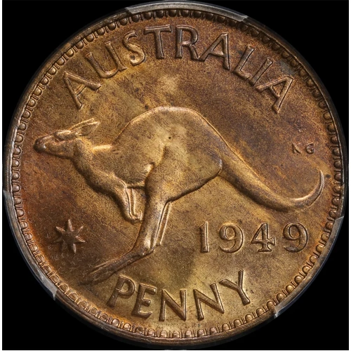1949 Penny Choice Unc (PCGS MS64RB)