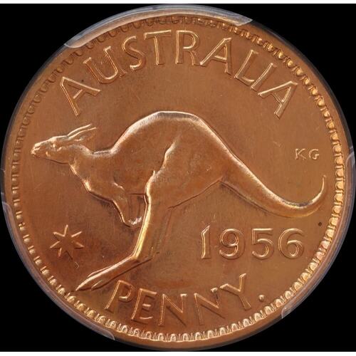 1956 Perth Proof Penny PCGS PR62RD