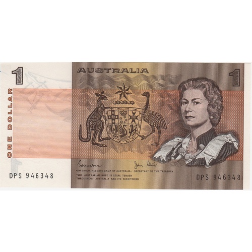 1982 $1 Note DPS Last Prefix Johnston/Stone R78L Uncirculated