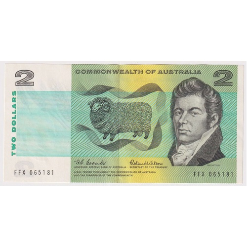 1966 $2 Note Broken Metallic Thread Error Coombs/Wilson R81 Uncirculated