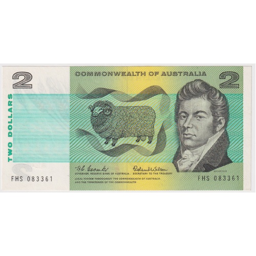 1966 $2 Note Coombs/Wilson R81 Uncirculated