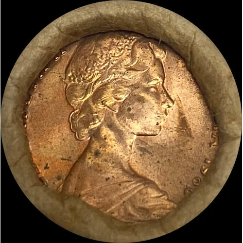 1980 One Cent RAM Mint Roll Heads Tails