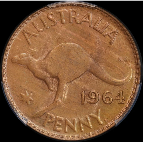 1964-Y Penny Choice Unc (PCGS MS63RB)