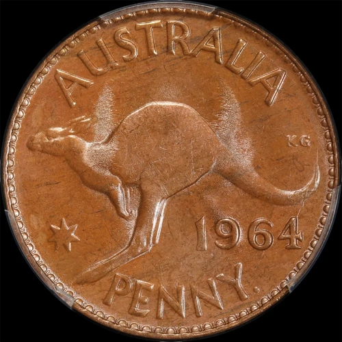 1964-Y Penny Choice Unc (PCGS MS64BN)