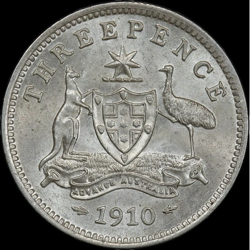 1910 Threepence Uncirculated