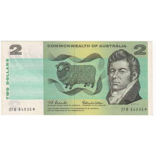 1966 $2 Note Star Note Coombs/Wilson R81S good EF