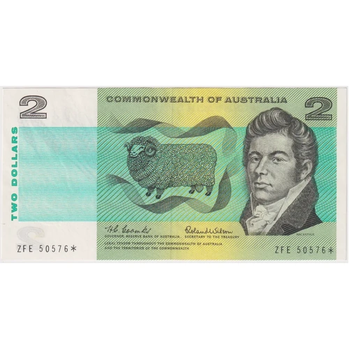 1966 $2 Note Star Note Coombs/Wilson R81S good EF
