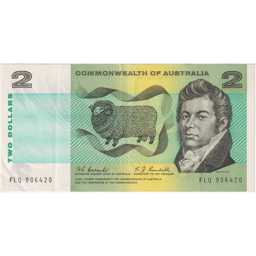 1967 $2 Note Coombs/Randall R82 Extremely Fine