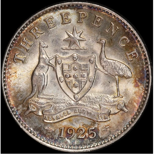 1925 Threepence Uncirculated