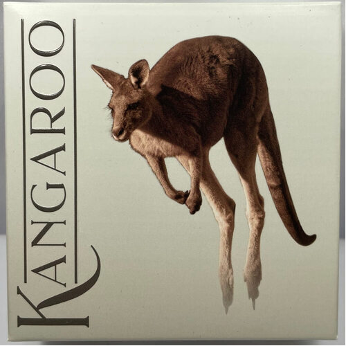 2023 Silver 1oz Coin High Relief Coloured Kangaroo