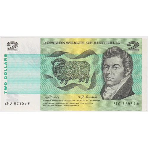 1968 $2 Note Star Note Phillips/Randall R83S good EF