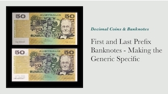 First and Last Prefix Banknotes - Making the Generic Specific